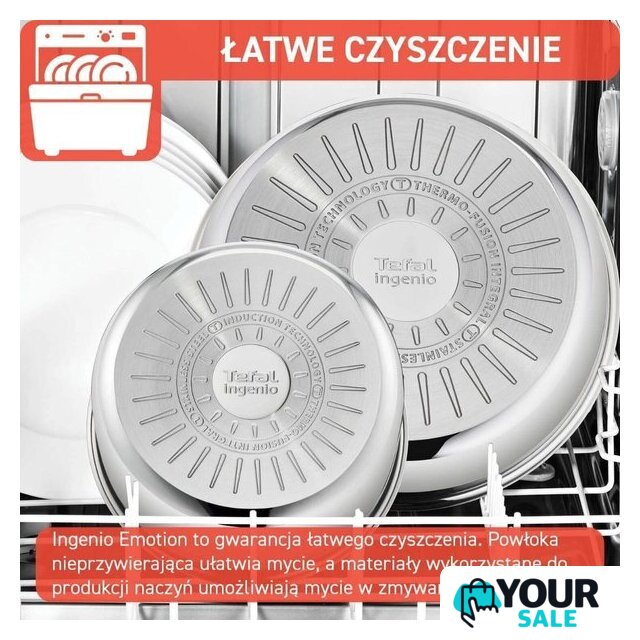 Набор сковород Tefal Ingenio Emotion L897SM74 - Изображение №5 — Интернет-магазин Your Sale