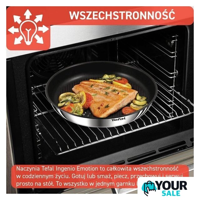Набор сковород Tefal Ingenio Emotion L897SM74 - Изображение №8 — Интернет-магазин Your Sale