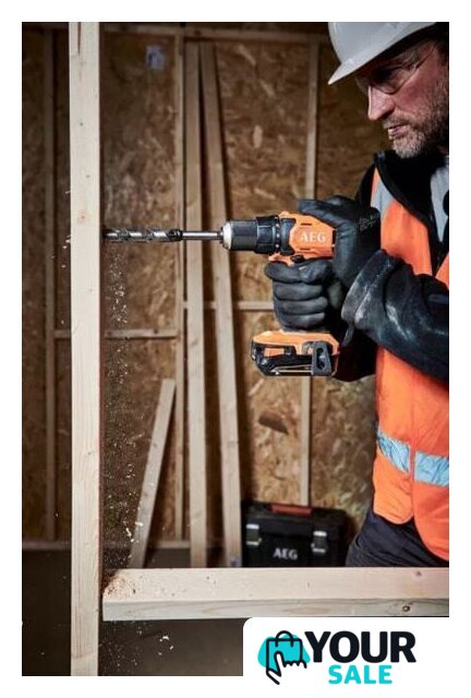 Дрель-шуруповерт AEG Powertools BS 18G4-202C 4935478630 (с 2-мя АКБ, кейс) - Изображение №2 — Интернет-магазин Your Sale