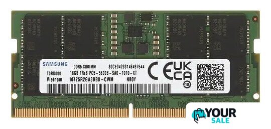 Оперативная память Samsung 16ГБ DDR5 SODIMM 5600 МГц M425R2GA3BB0-CWM - Изображение №1 — Интернет-магазин Your Sale
