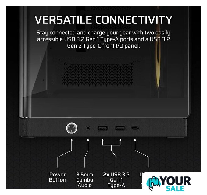Корпус Corsair Frame 4500X RS-R ARGB CC-9011314-WW - Изображение №9 — Интернет-магазин Your Sale