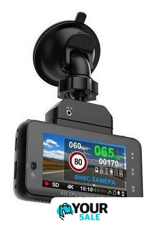 Видеорегистратор-GPS информатор (2в1) Sho-Me A15 4K - Изображение №1 — Интернет-магазин Your Sale