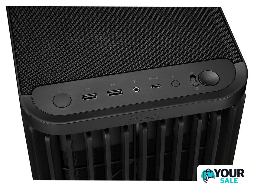 Корпус ASUS ProArt PA401 Wood Edition - Mesh Panel (черный) - Изображение №4 — Интернет-магазин Your Sale