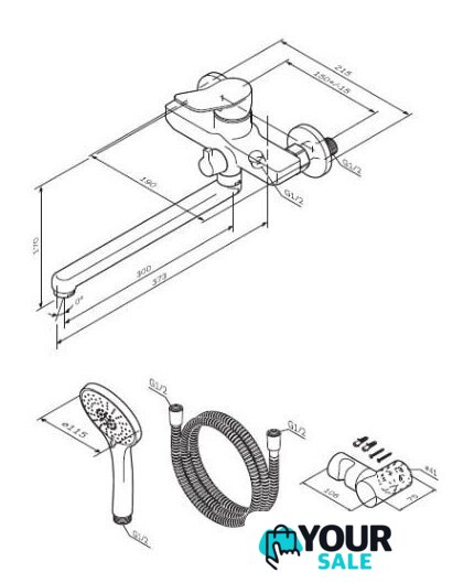 Смеситель AM.PM X-Joy S F85A95000 - Изображение №2 — Интернет-магазин Your Sale