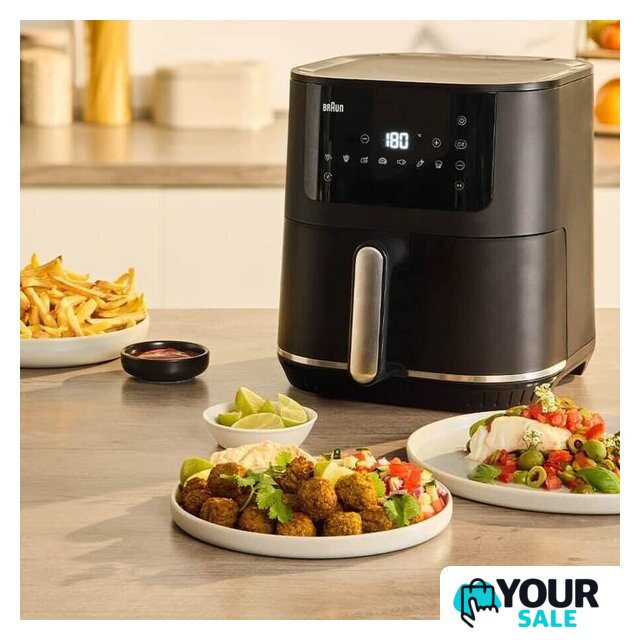 Аэрогриль (аэрофритюрница) Braun MultiFry 5 HF5034IBK - Изображение №7 — Интернет-магазин Your Sale