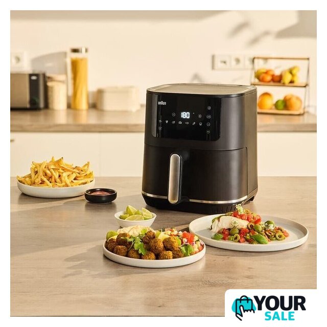Аэрогриль (аэрофритюрница) Braun MultiFry 5 HF5034IBK - Изображение №9 — Интернет-магазин Your Sale