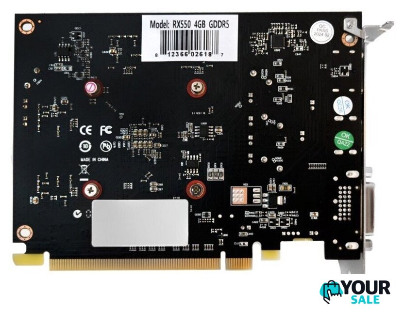 Видеокарта CBR Radeon RX 550 4GB GDDR5 VGA-STX550-4G-RTL - Изображение №4 — Интернет-магазин Your Sale