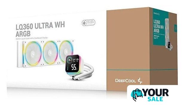 Система жидкостного охлаждения для процессора DeepCool LQ360 Ultra ARGB WH R-LQ360-WHASMC-G-1 - Изображение №6 — Интернет-магазин Your Sale