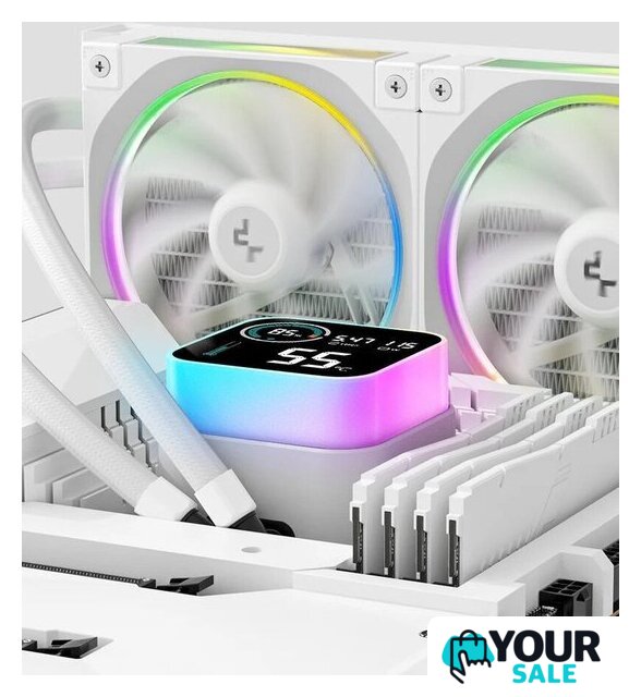 Система жидкостного охлаждения для процессора DeepCool LQ360 Ultra ARGB WH R-LQ360-WHASMC-G-1 - Изображение №9 — Интернет-магазин Your Sale