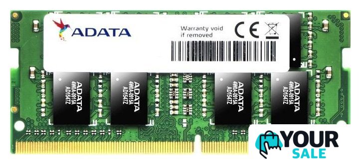 Оперативная память ADATA 8GB DDR4 SODIMM PC4-21300 AD4S26668G19-BGN - Изображение №1 — Интернет-магазин Your Sale
