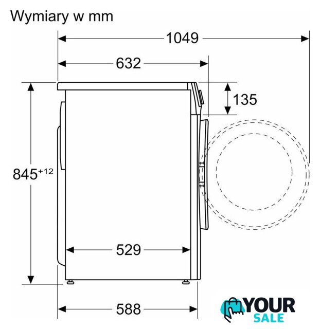 Стиральная машина Siemens iQ500 WG54G2Z1PL - Изображение №11 — Интернет-магазин Your Sale