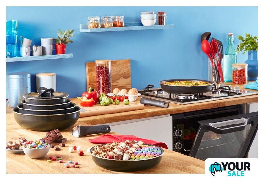 Набор сковород Tefal Ingenio Easy Cook & Clean L1549042 - Изображение №8 — Интернет-магазин Your Sale