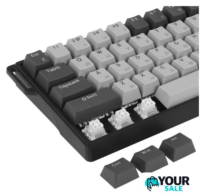 Клавиатура AULA WIN68HE Pro (черный/серый) - Изображение №4 — Интернет-магазин Your Sale