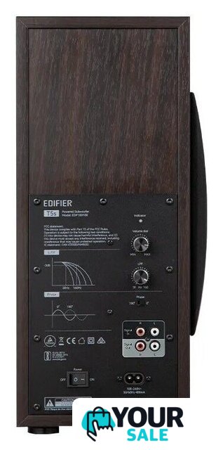 Проводной сабвуфер Edifier T5s (коричневый) - Изображение №5 — Интернет-магазин Your Sale