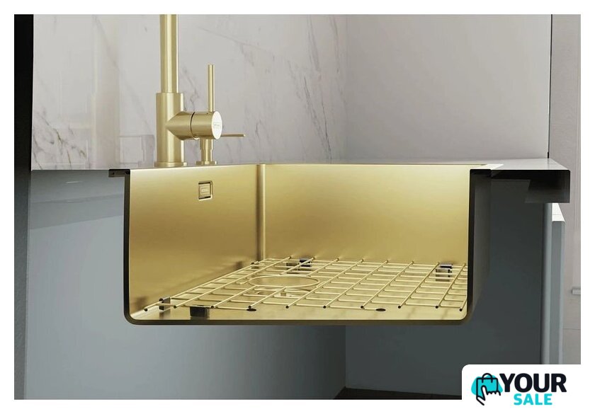 Кухонная мойка Kernau KSS U 61.1 1B SS Gold - Изображение №8 — Интернет-магазин Your Sale