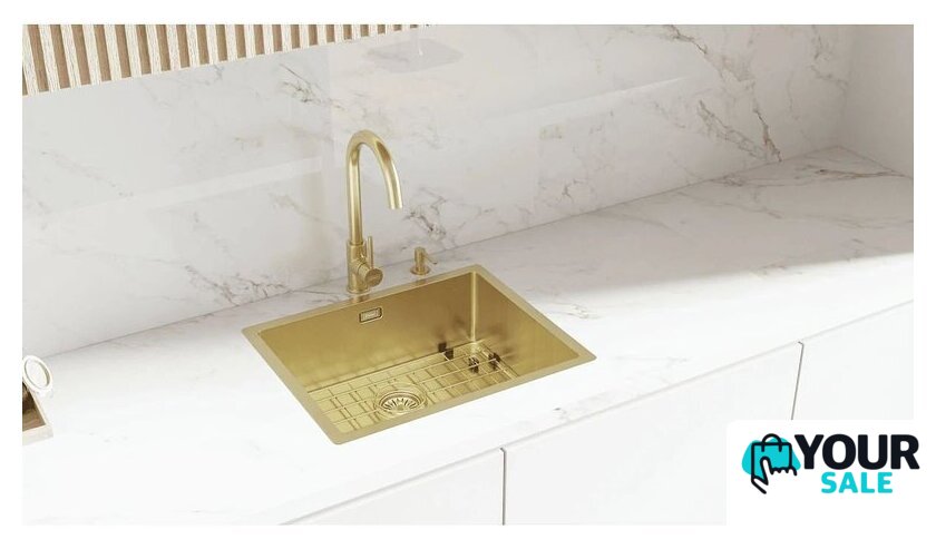 Кухонная мойка Kernau KSS U 61.1 1B SS Gold - Изображение №5 — Интернет-магазин Your Sale