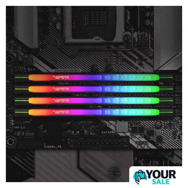 Оперативная память Patriot Viper Steel RGB 2x32ГБ DDR4 3200 МГц PVSR464G320C8K - Изображение №8 — Интернет-магазин Your Sale