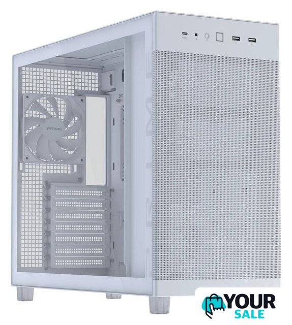Корпус ASUS Prime AP303 Tempered Glass Panel (белый) - Изображение №1 — Интернет-магазин Your Sale
