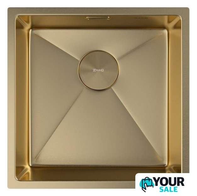 Кухонная мойка ZorG Zerox 44 U / IF PVD Gold - Изображение №3 — Интернет-магазин Your Sale