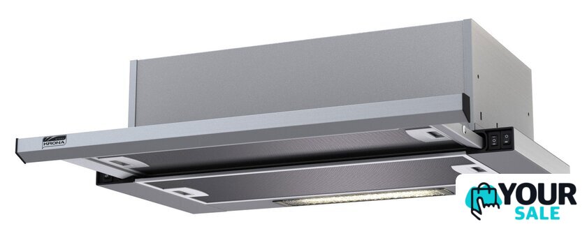 Кухонная вытяжка Krona Kamilla Slim 600 Inox/Inox (1 мотор) [00021302] - Изображение №1 — Интернет-магазин Your Sale