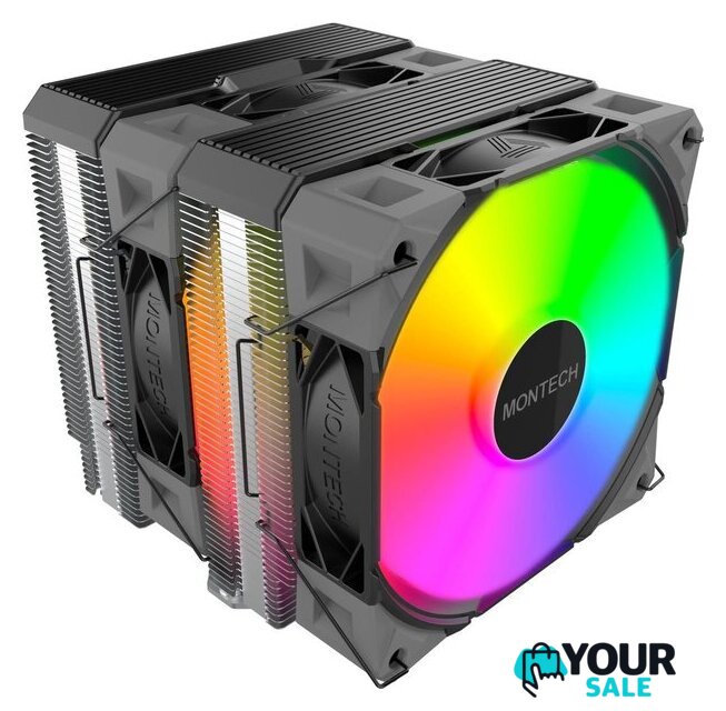 Кулер для процессора Montech NX600 ARGB (черный) - Изображение №1 — Интернет-магазин Your Sale
