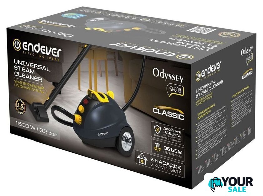 Пароочиститель Endever Odyssey Q-808 - Изображение №16 — Интернет-магазин Your Sale