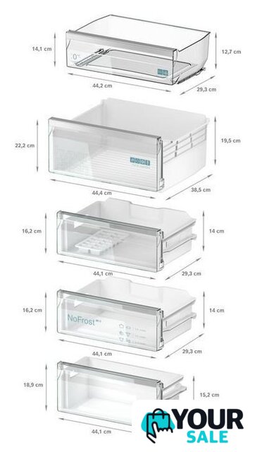 Холодильник Siemens iQ300 KI96NVFD0 - Изображение №7 — Интернет-магазин Your Sale