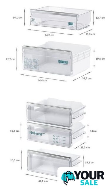 Холодильник Siemens iQ300 KI96NVFD0 - Изображение №8 — Интернет-магазин Your Sale
