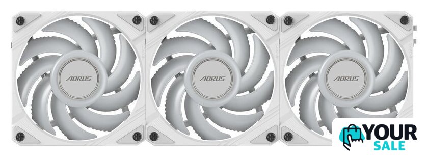 Комплект вентиляторов для корпуса Gigabyte Aorus EZ Chain Fan 120 Ice 3-Pack - Изображение №6 — Интернет-магазин Your Sale