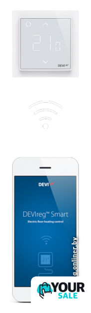 Терморегулятор DEVI Devireg Smart с Wi-Fi (черный) - Изображение №5 — Интернет-магазин Your Sale
