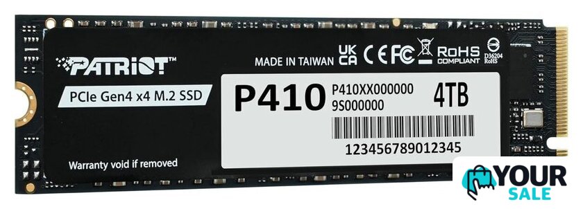 SSD Patriot P410 4TB P410P4TBM28H - Изображение №2 — Интернет-магазин Your Sale