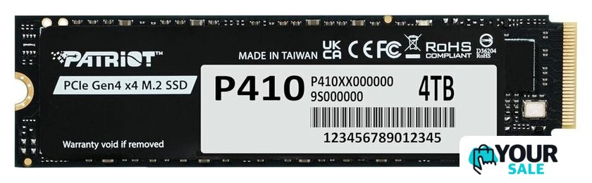 SSD Patriot P410 4TB P410P4TBM28H - Изображение №1 — Интернет-магазин Your Sale