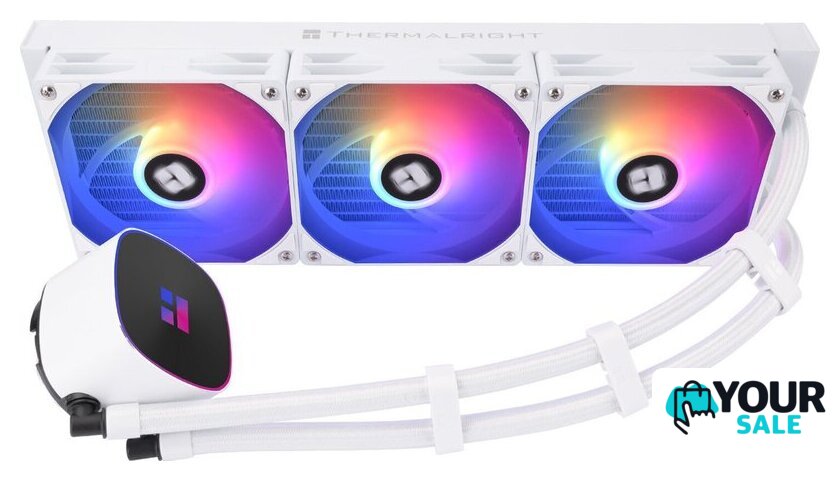 Система жидкостного охлаждения для процессора Thermalright Frozen Horizon 360 ARGB V2 (белый) - Изображение №7 — Интернет-магазин Your Sale
