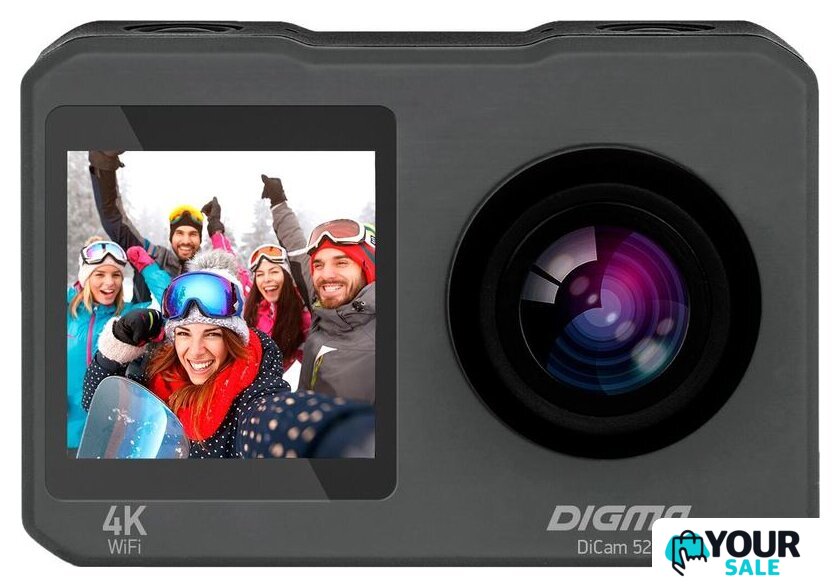 Экшен-камера Digma DiCam 520 - Изображение №1 — Интернет-магазин Your Sale