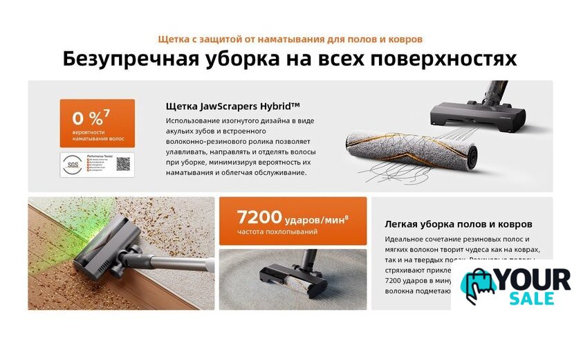 Пылесос Roborock H60 Hub Pro (с евровилкой) - Изображение №35 — Интернет-магазин Your Sale