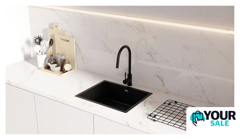 Кухонная мойка Kernau KSS U 61.1 1B SS Matt Black - Изображение №5 — Интернет-магазин Your Sale