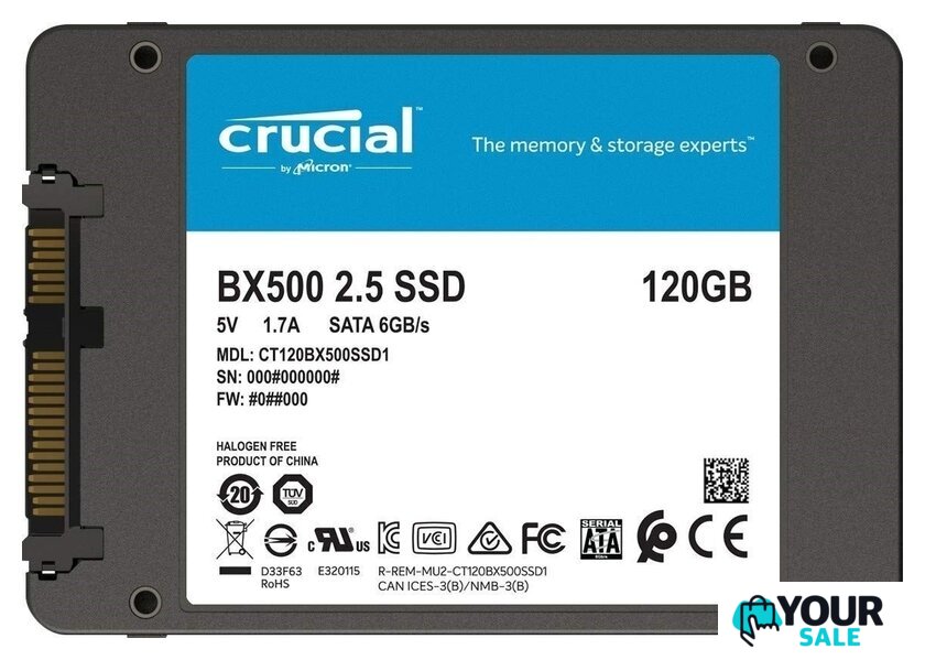 SSD Crucial BX500 240GB CT240BX500SSD1 - Изображение №4 — Интернет-магазин Your Sale