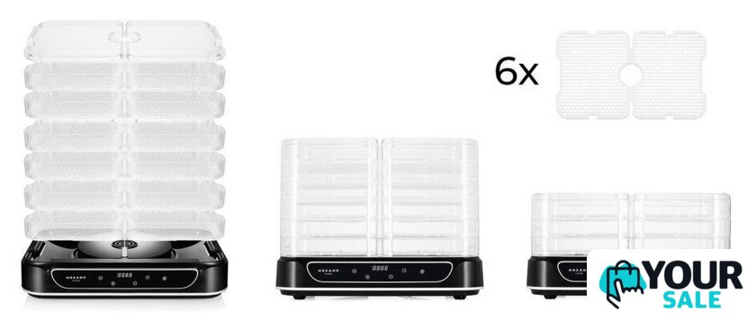 Сушилка для овощей и фруктов Mozano VitaDry 550 W - Изображение №3 — Интернет-магазин Your Sale