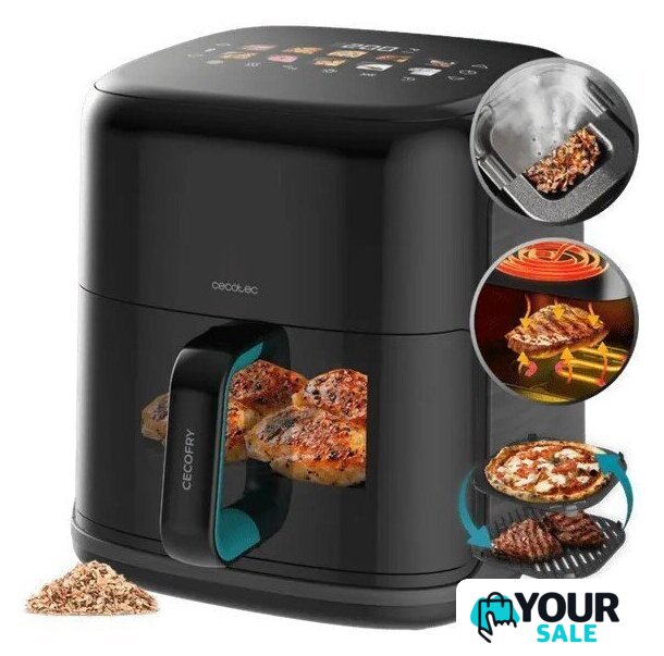 Аэрогриль (аэрофритюрница) Cecotec Cecofry&Grill Smokin'Prime 6500 - Изображение №2 — Интернет-магазин Your Sale