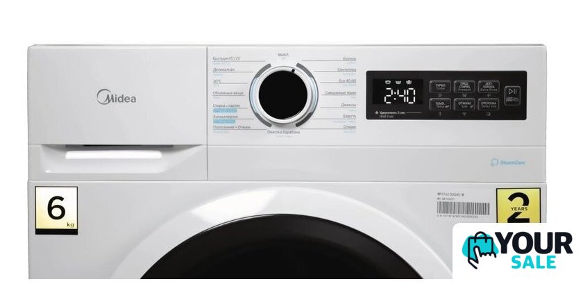 Стиральная машина Midea MF01610US40/W - Изображение №2 — Интернет-магазин Your Sale