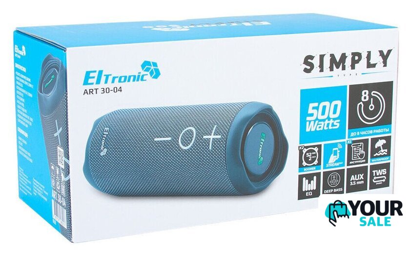 Беспроводная колонка Eltronic 30-04 Simply (темно-синий) - Изображение №2 — Интернет-магазин Your Sale