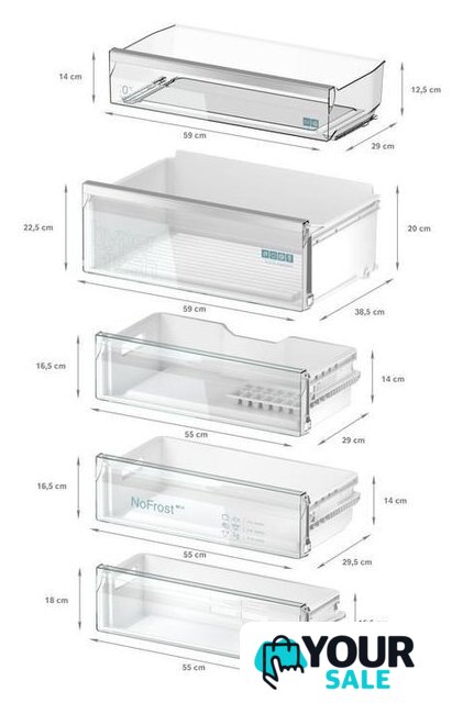 Холодильник Siemens iQ300 KB96NVFE0 - Изображение №7 — Интернет-магазин Your Sale