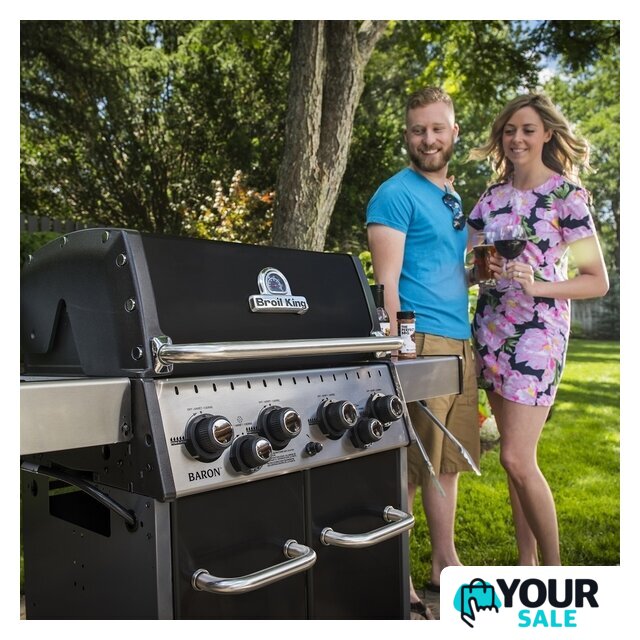 Газовый гриль для дачи Broil King Baron 490 - Изображение №6 — Интернет-магазин Your Sale