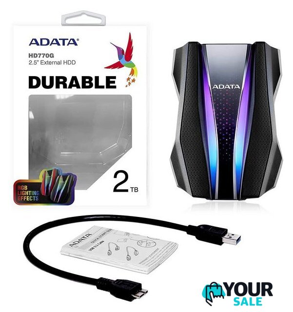 Внешний накопитель ADATA HD770G 2TB AHD770G-2TU32G1-CBK - Изображение №6 — Интернет-магазин Your Sale