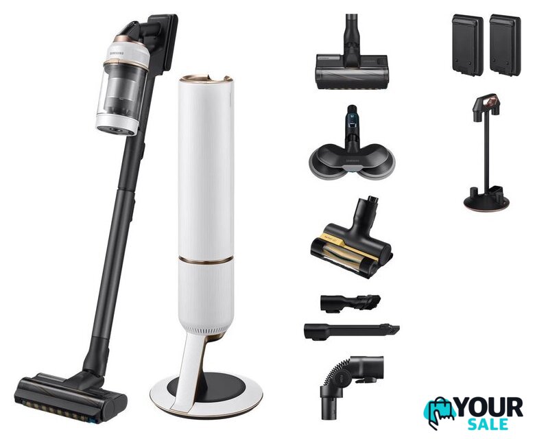 Пылесос Samsung Bespoke Jet Plus pro extra VS20B95973W - Изображение №1 — Интернет-магазин Your Sale