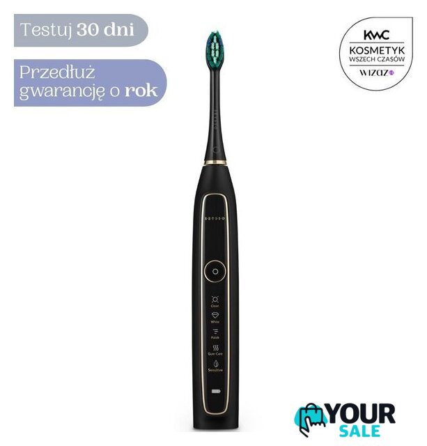 Электрическая зубная щетка Seysso Gold Black SC - Изображение №1 — Интернет-магазин Your Sale