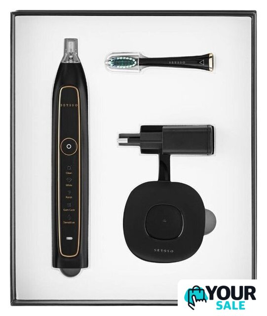 Электрическая зубная щетка Seysso Gold Black SC - Изображение №4 — Интернет-магазин Your Sale