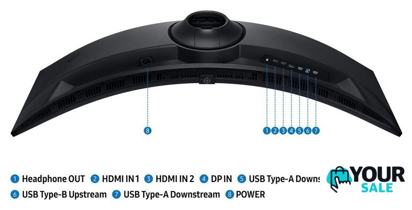 Игровой монитор Samsung Odyssey G9 LS49FG916EIXCI - Изображение №13 — Интернет-магазин Your Sale
