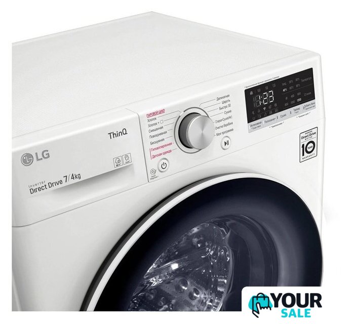 Стирально-сушильная машина LG F2V5HG0W - Изображение №4 — Интернет-магазин Your Sale