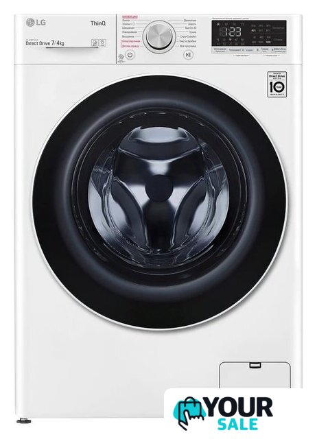 Стирально-сушильная машина LG F2V5HG0W - Изображение №1 — Интернет-магазин Your Sale